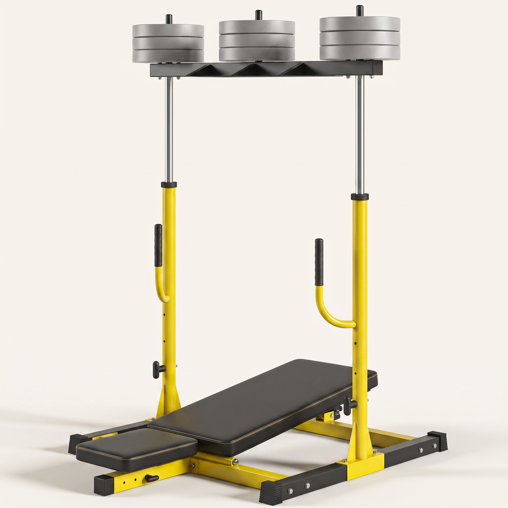 Plate-Loaded Vertical Leg Press Machine
