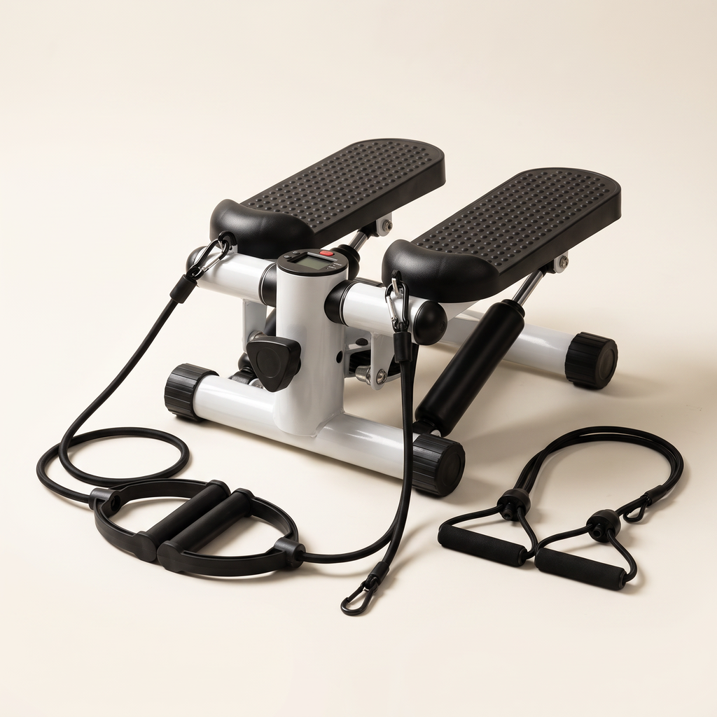 Mini Stepper with Resistance Bands