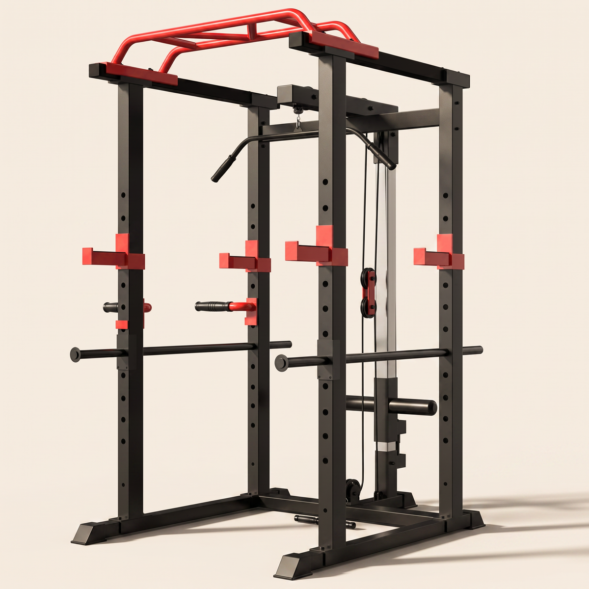 Multi-Function Power Cage & Squat Rack for Home Gym