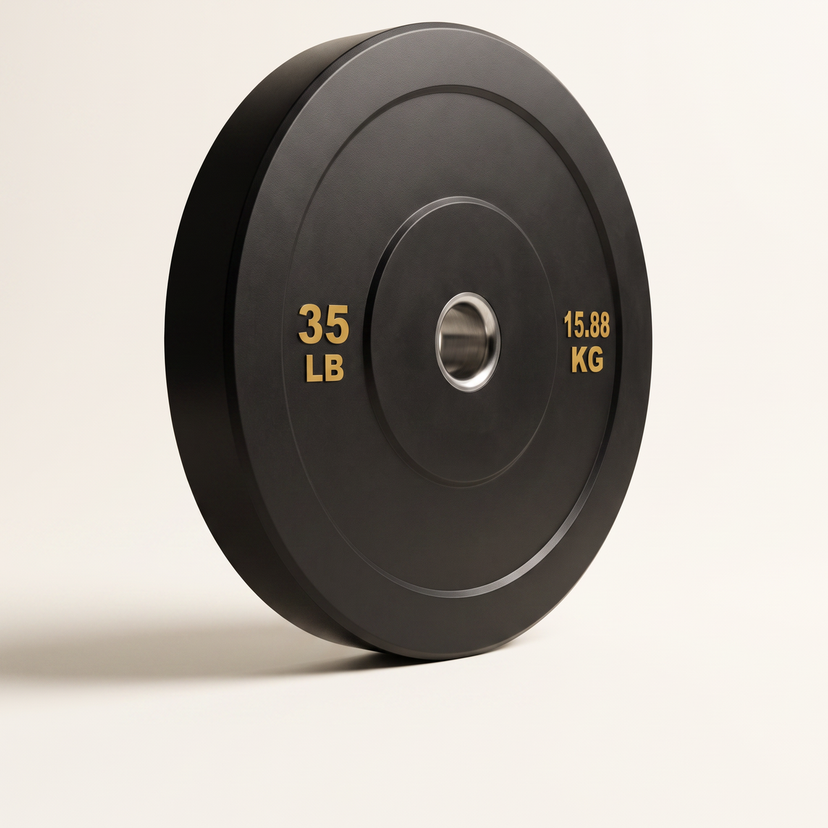 35 lb Olympic Rubber Weight Plate Set