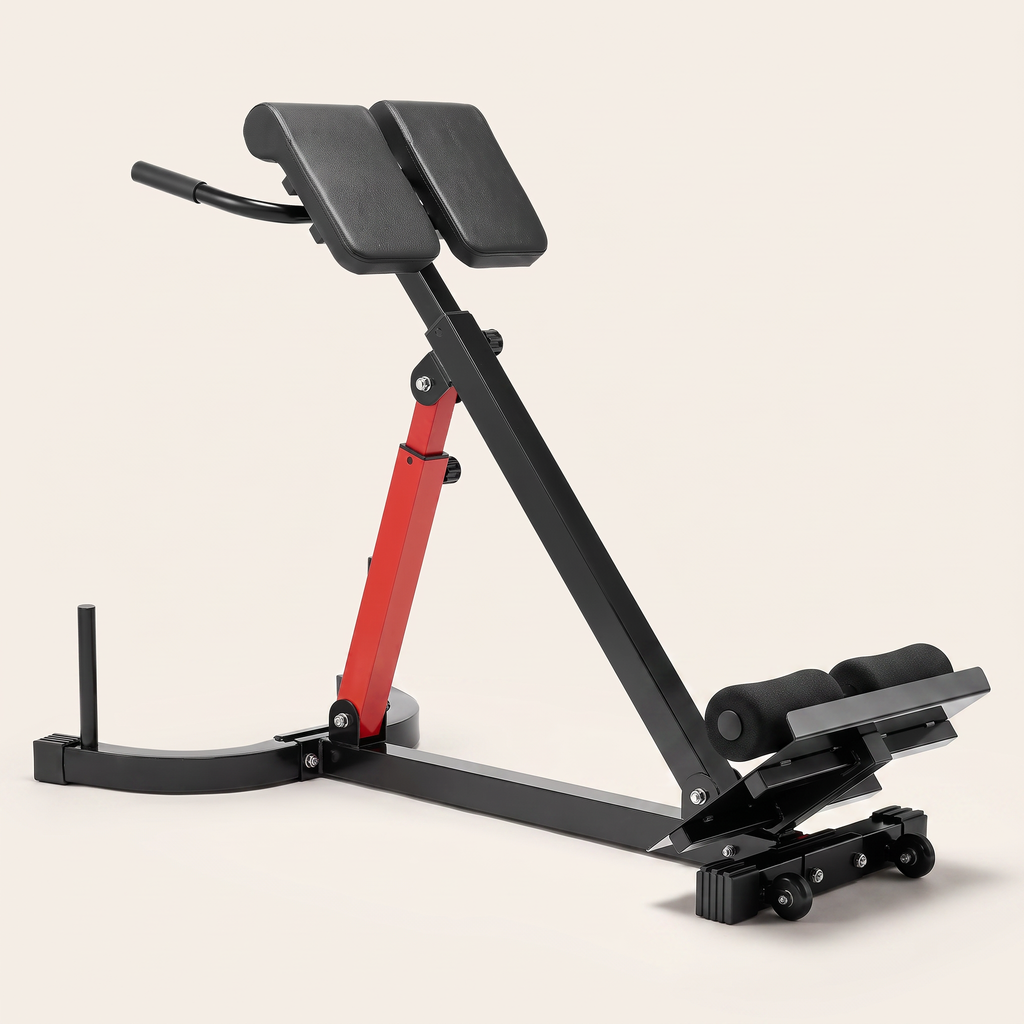 Adjustable Roman Chair Hyperextension Bench – 350 lb Capacity