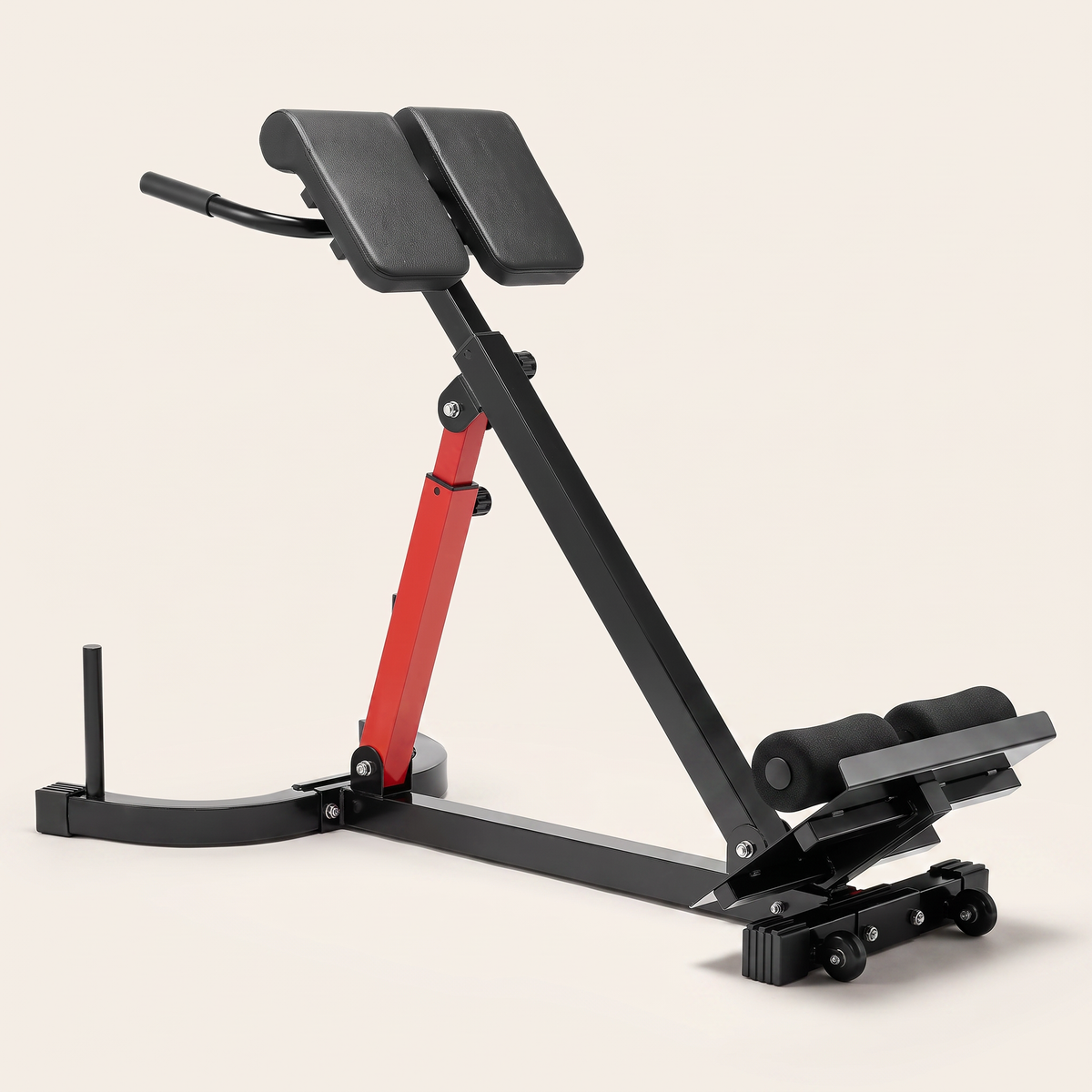 Adjustable Roman Chair Hyperextension Bench – 350 lb Capacity