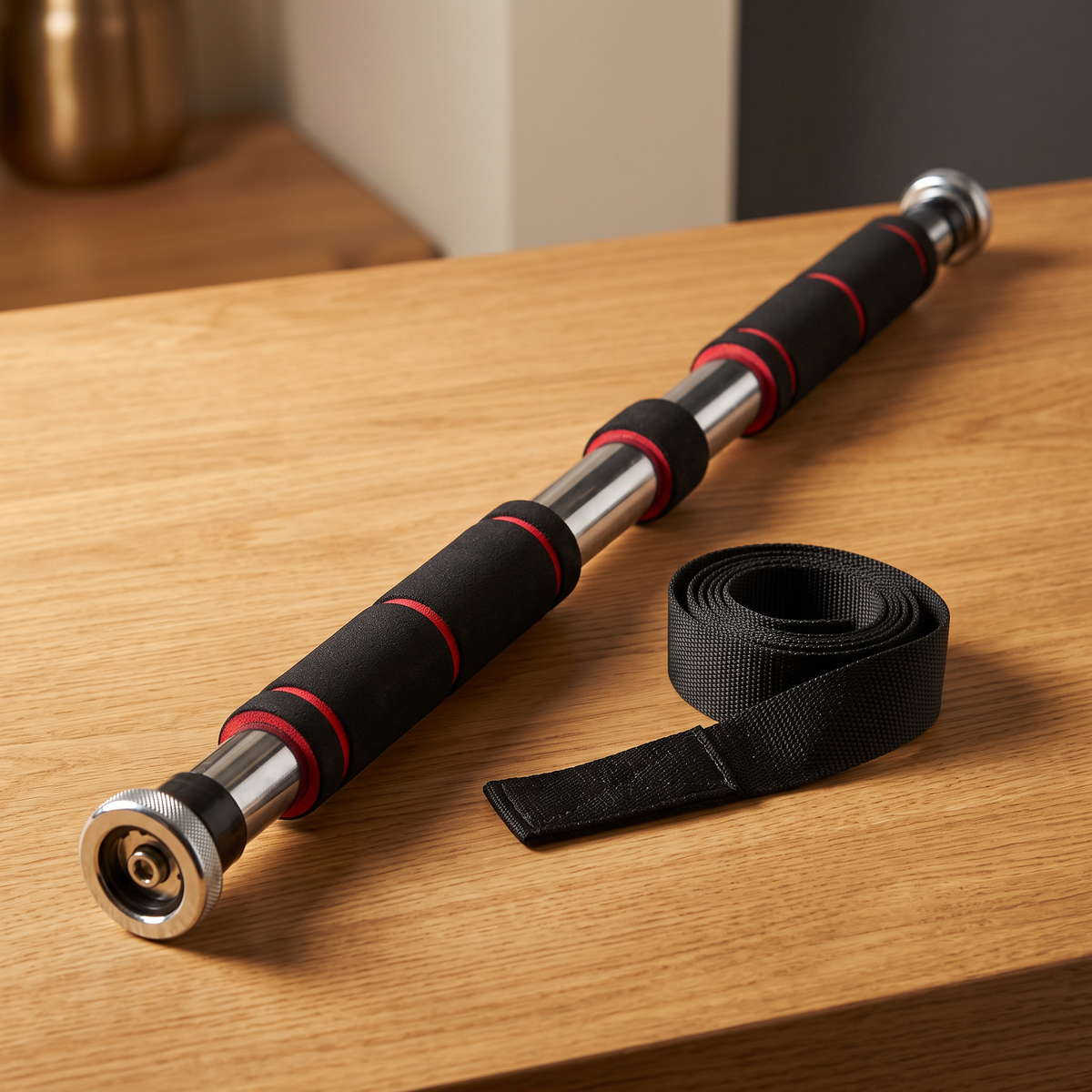Adjustable Doorway Pull-Up Bar for Strength Training