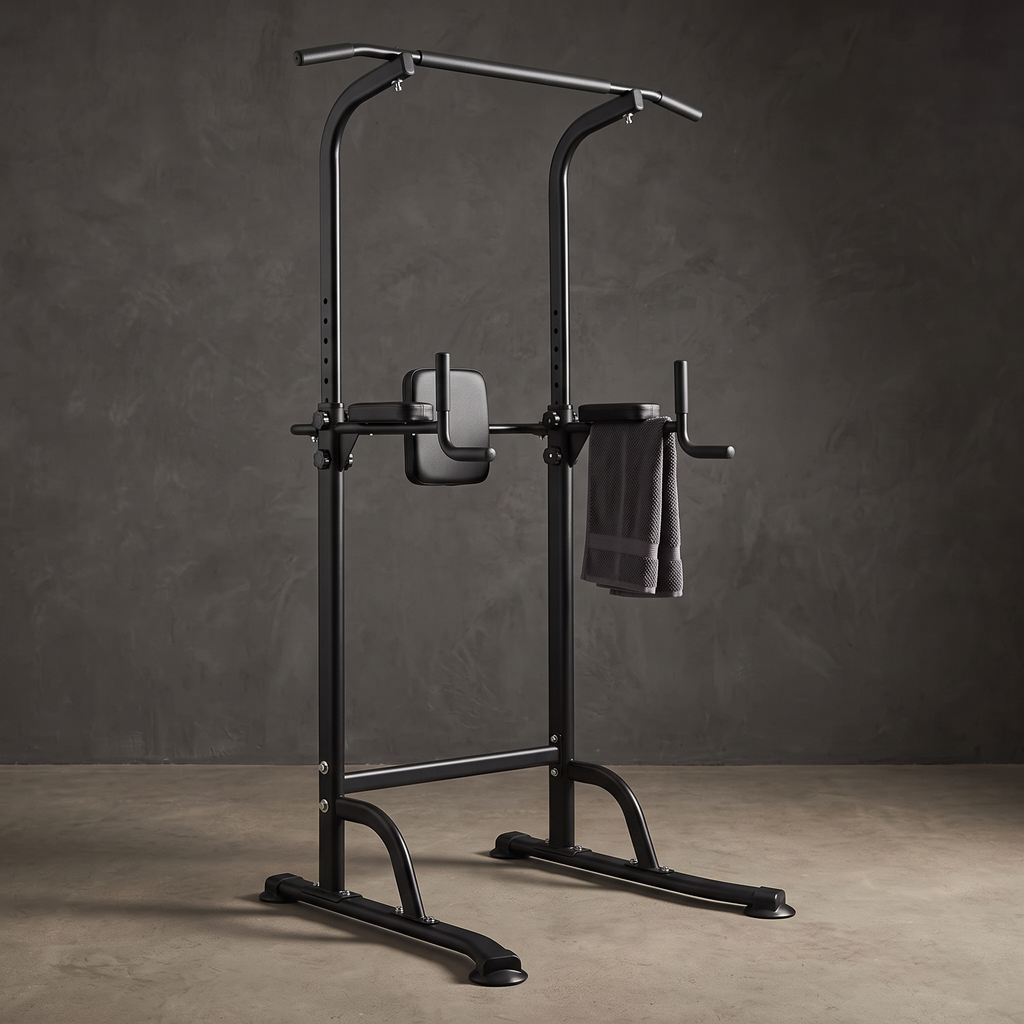 Adjustable Pull-Up & Dip Station Power Tower