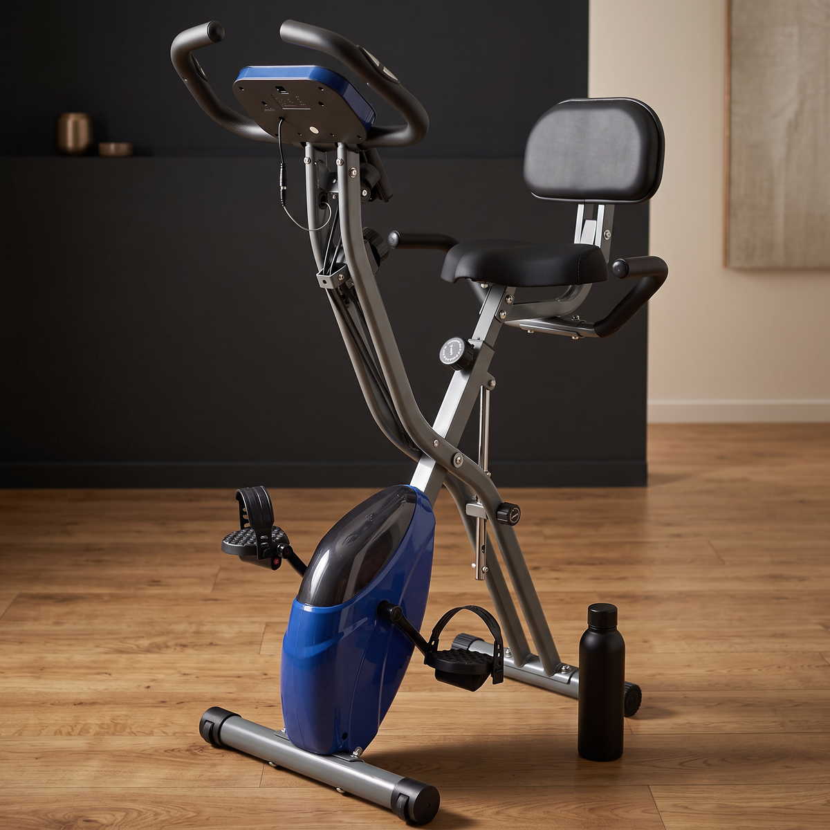 Foldable Upright & Recumbent Exercise Bike