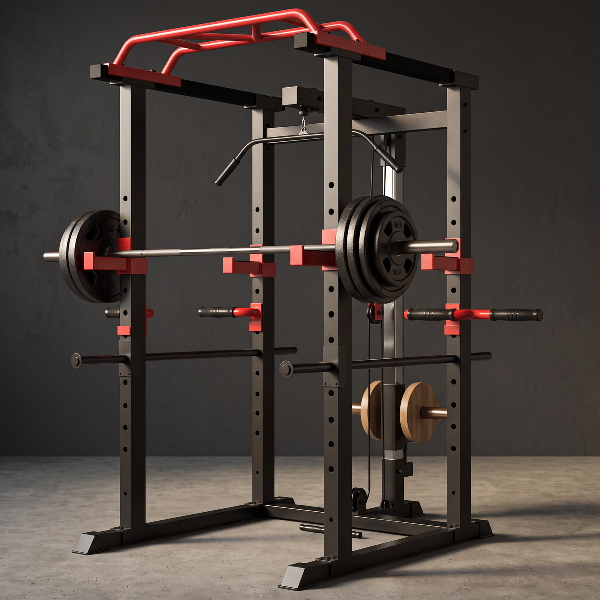 Multi-Function Power Cage & Squat Rack for Home Gym