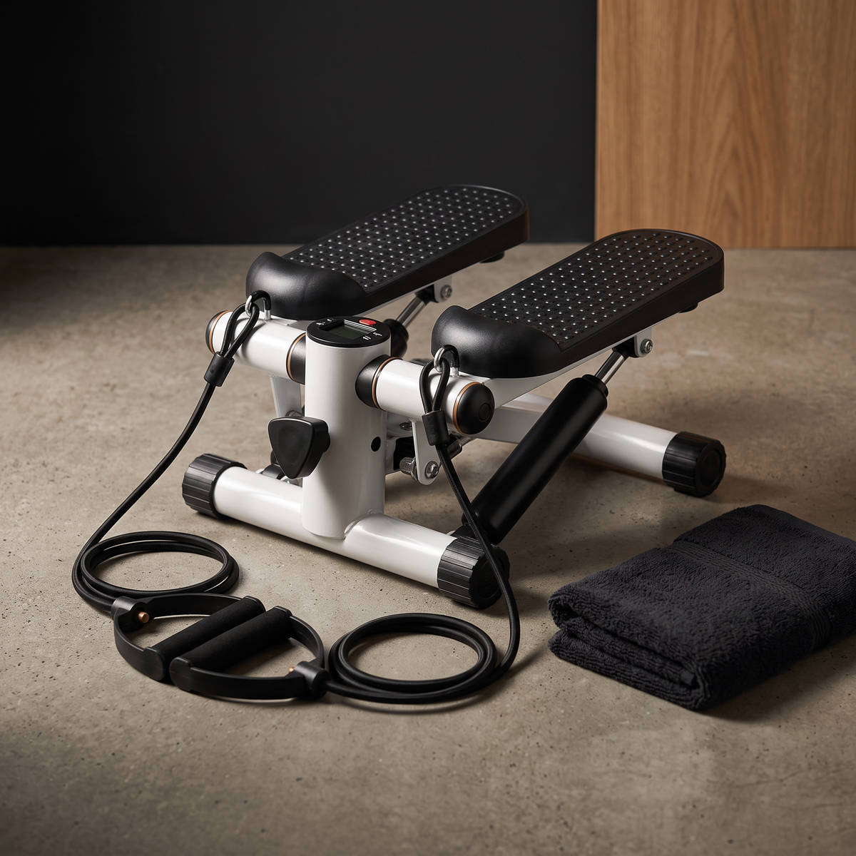 Mini Stepper with Resistance Bands