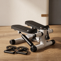 Compact Fitness Stepper with Resistance Bands