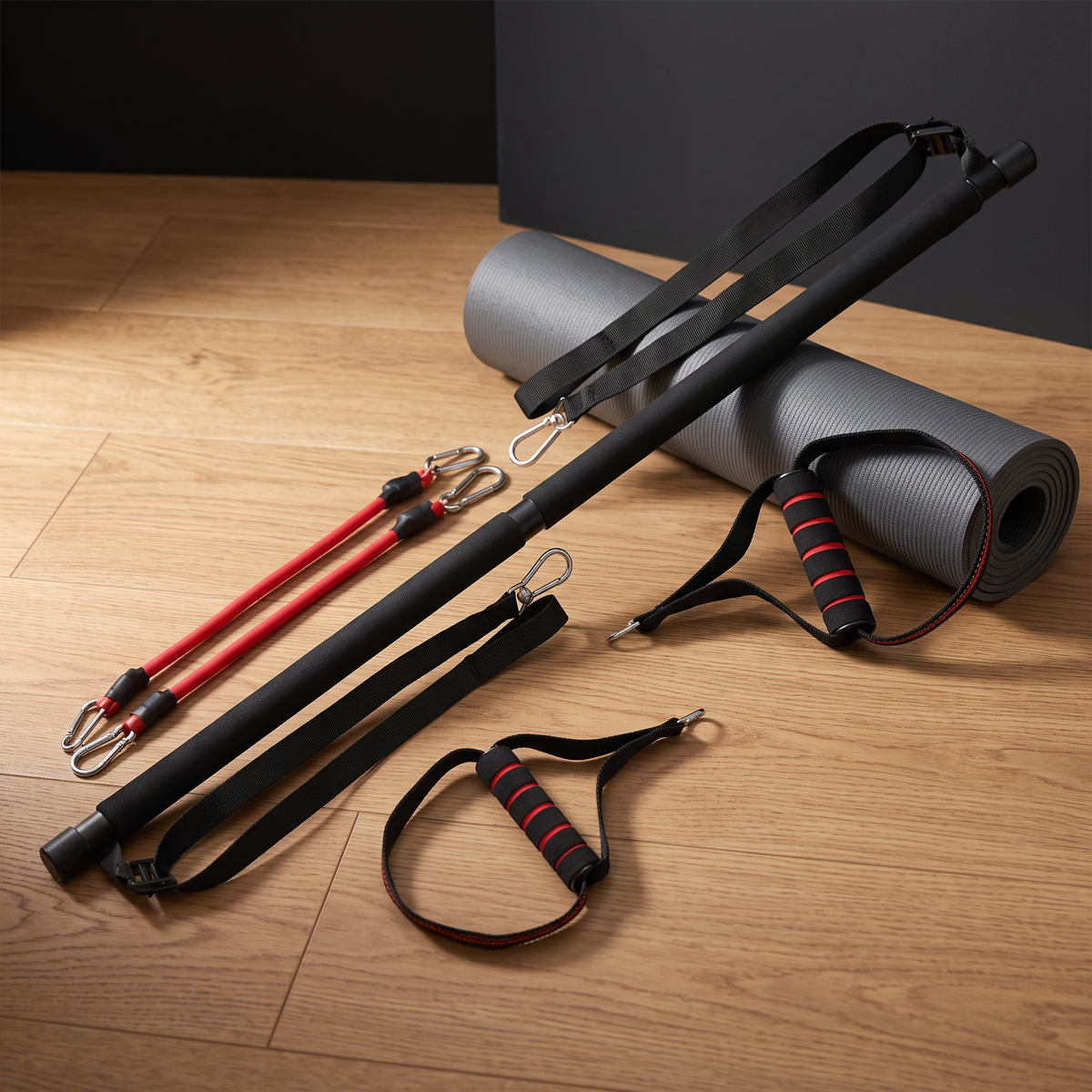 Pilates Bar Kit with Resistance Bands