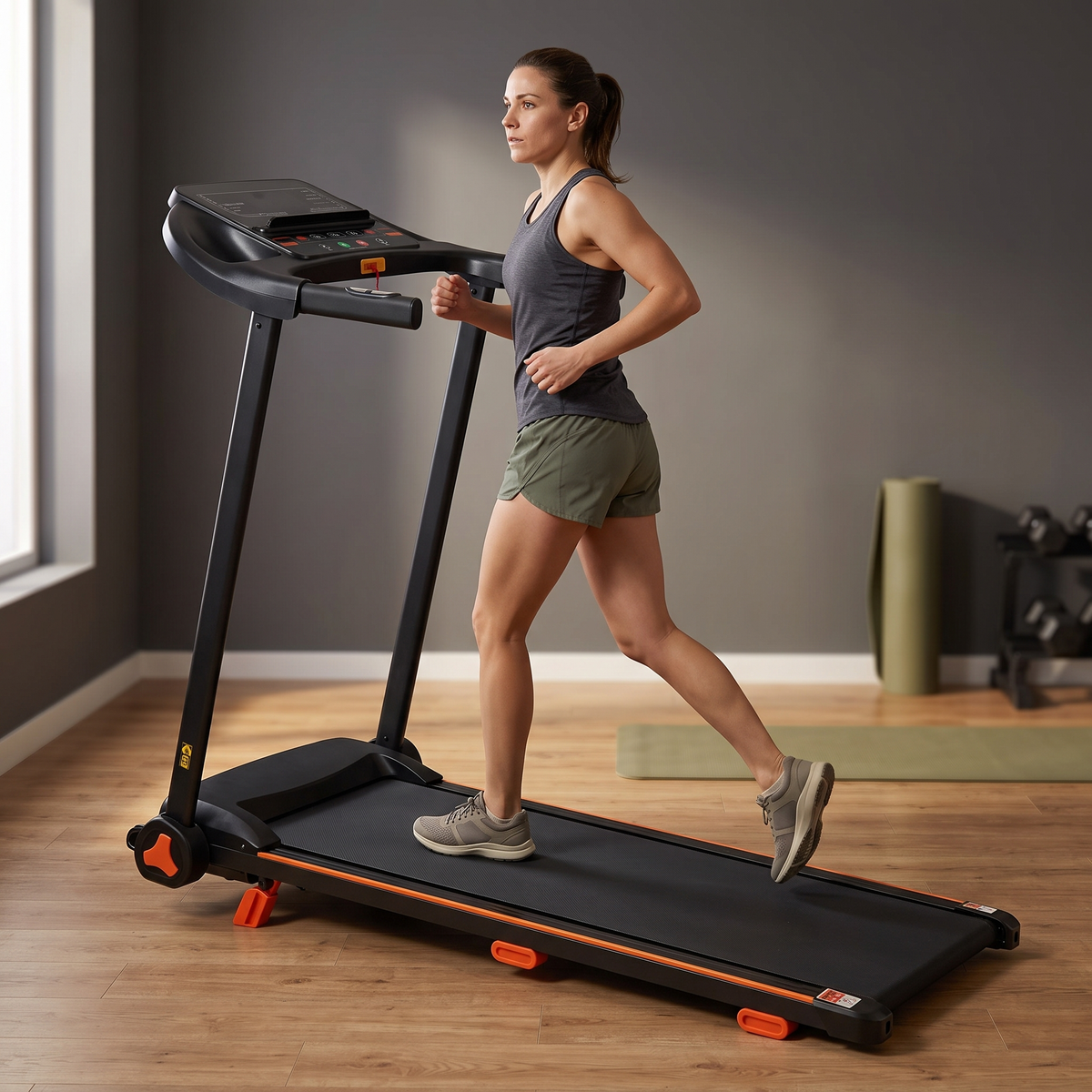 2.5 HP Quiet Folding Treadmill for Home