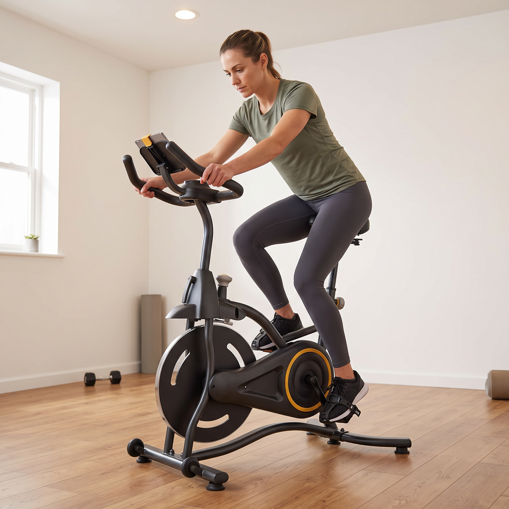 Indoor Stationary Exercise Bike for Home Cardio