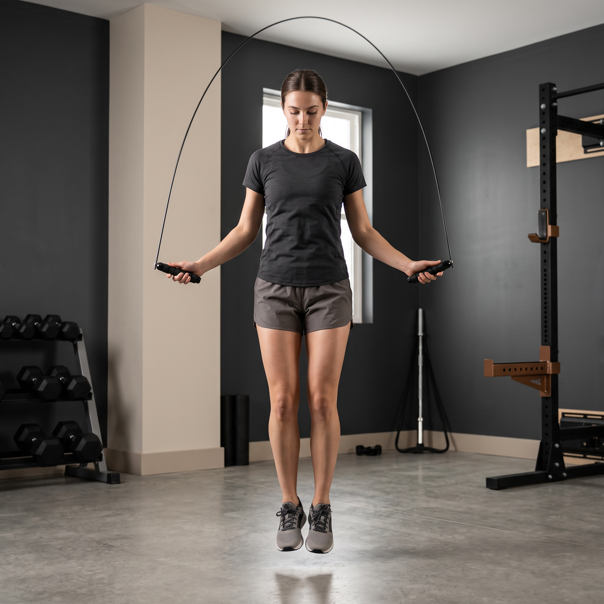 Adjustable Speed Jump Rope with Non-Slip Handles
