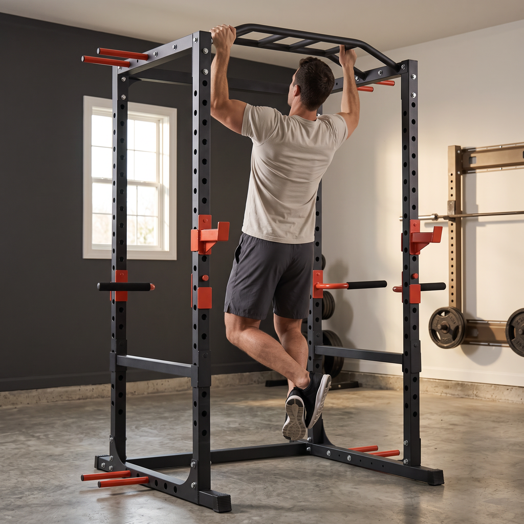 Power Cage & Squat Rack with Pull-up bar