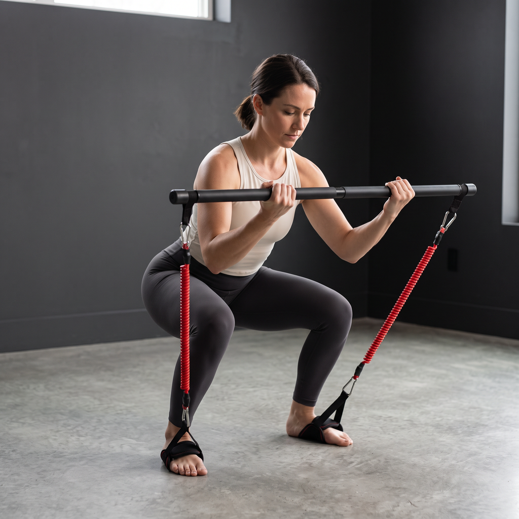 Pilates Bar Kit with Resistance Bands