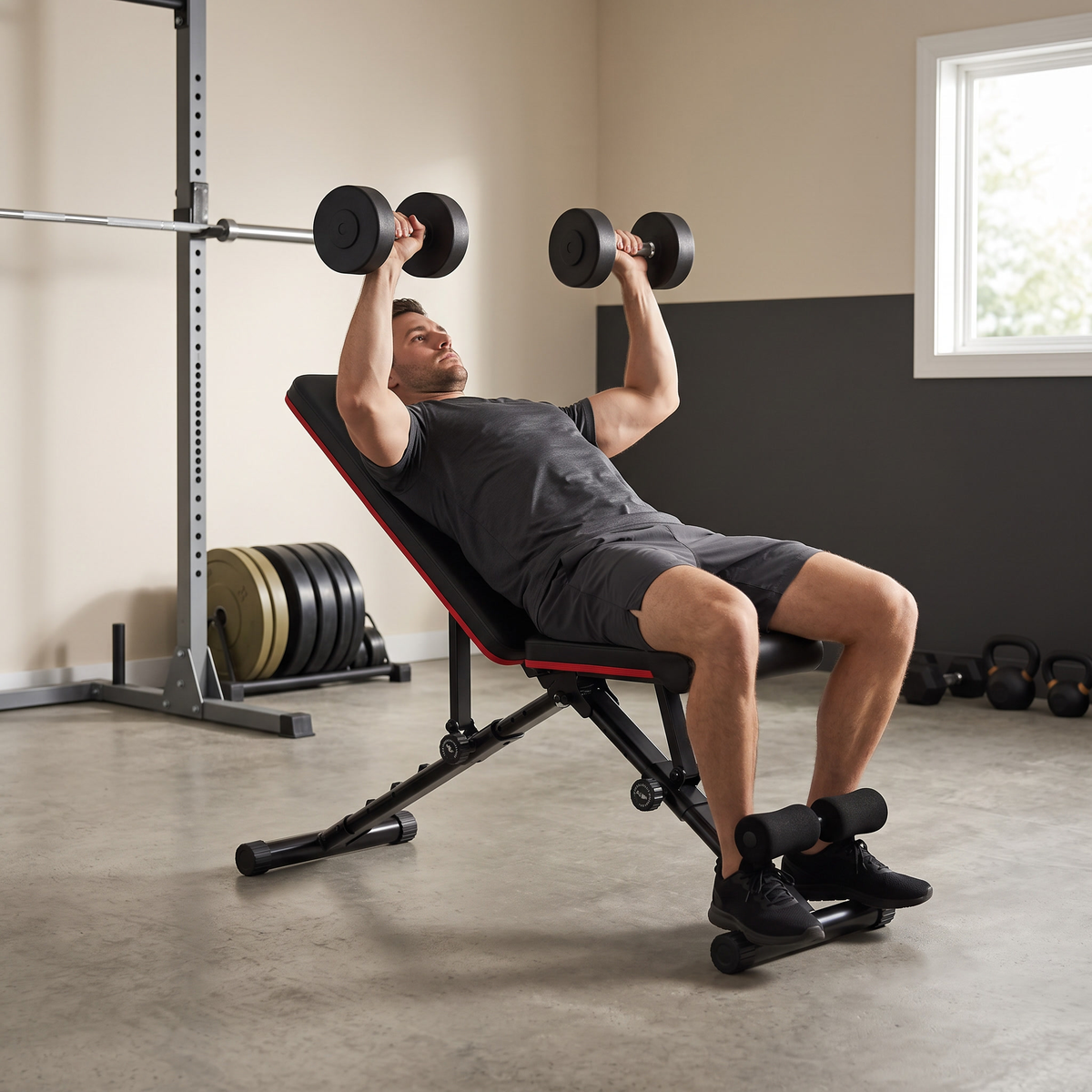 Adjustable Weight Bench for Home Gym