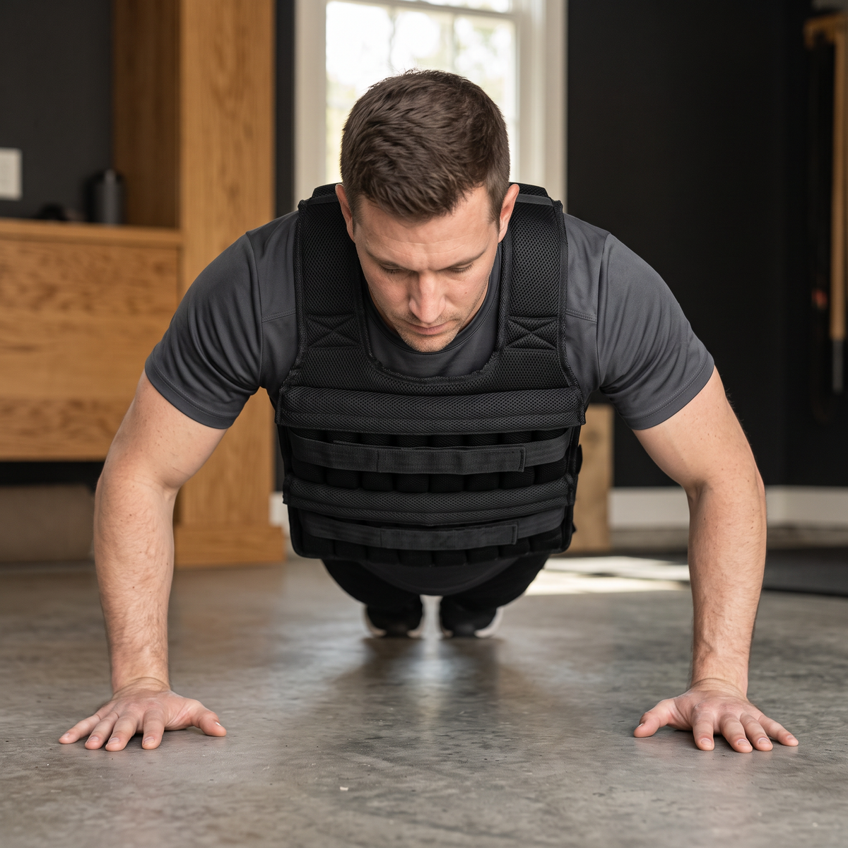 Adjustable Weighted Vest for Strength & Cardio Training