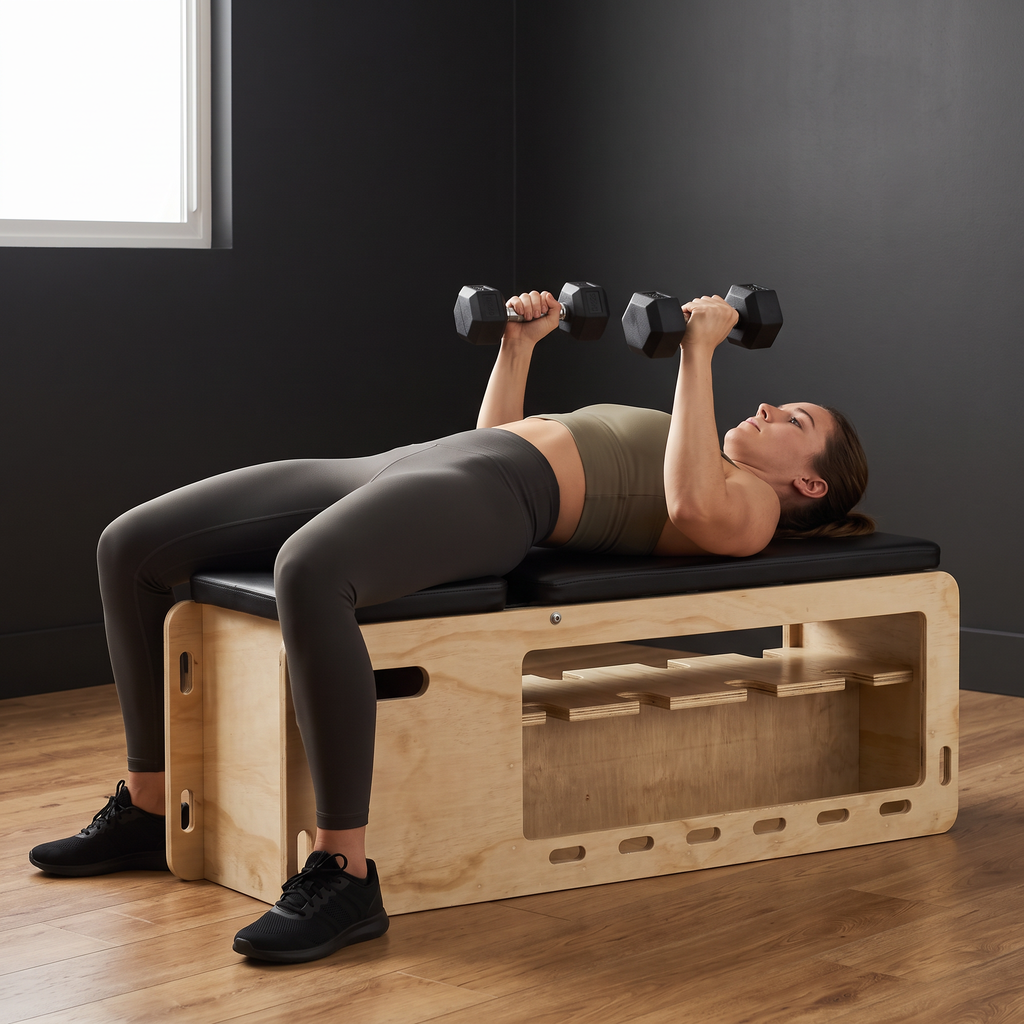 Multi-Function Workout Bench with Dumbbell Storage