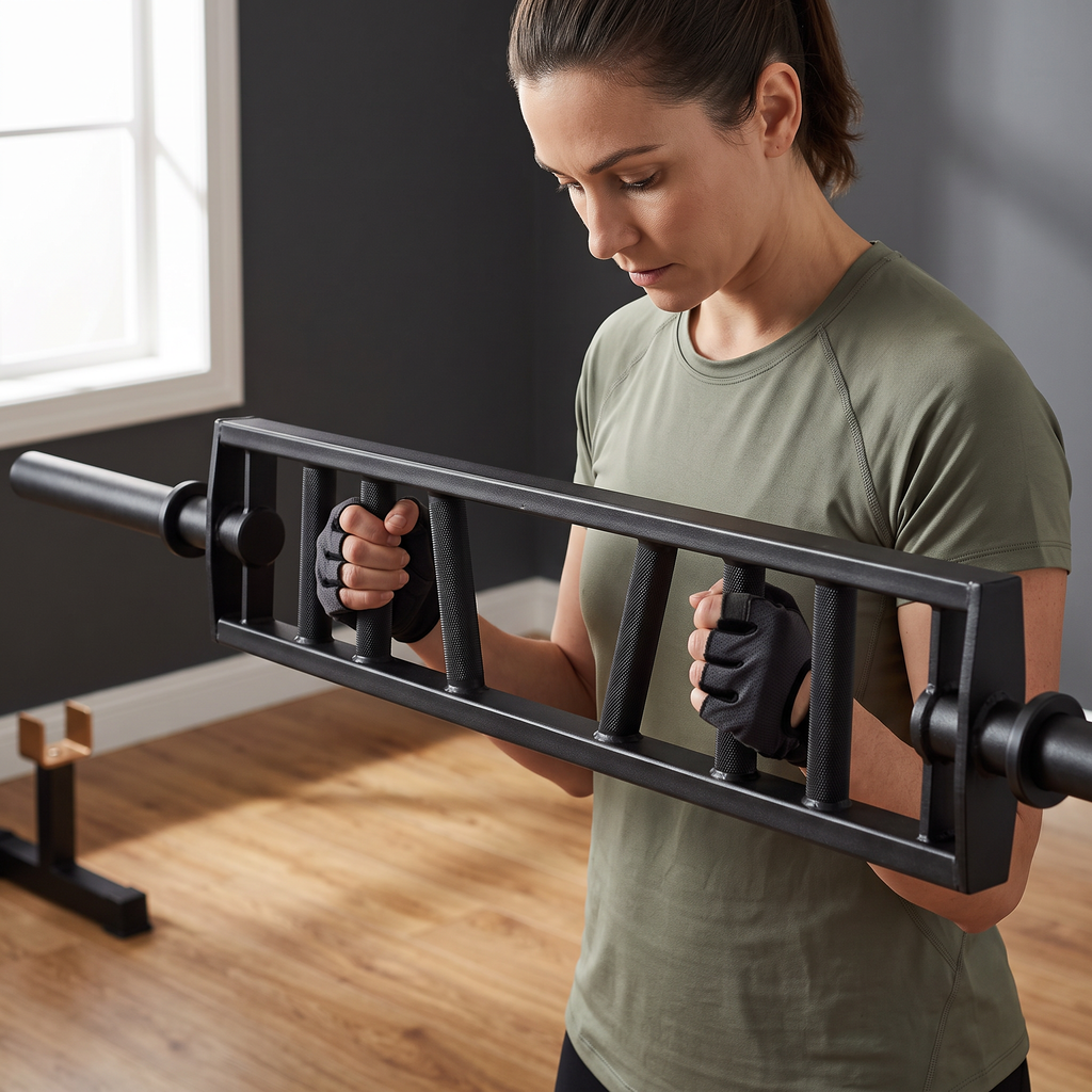 Multi-Grip Swiss Barbell – 2-Inch Olympic Bar