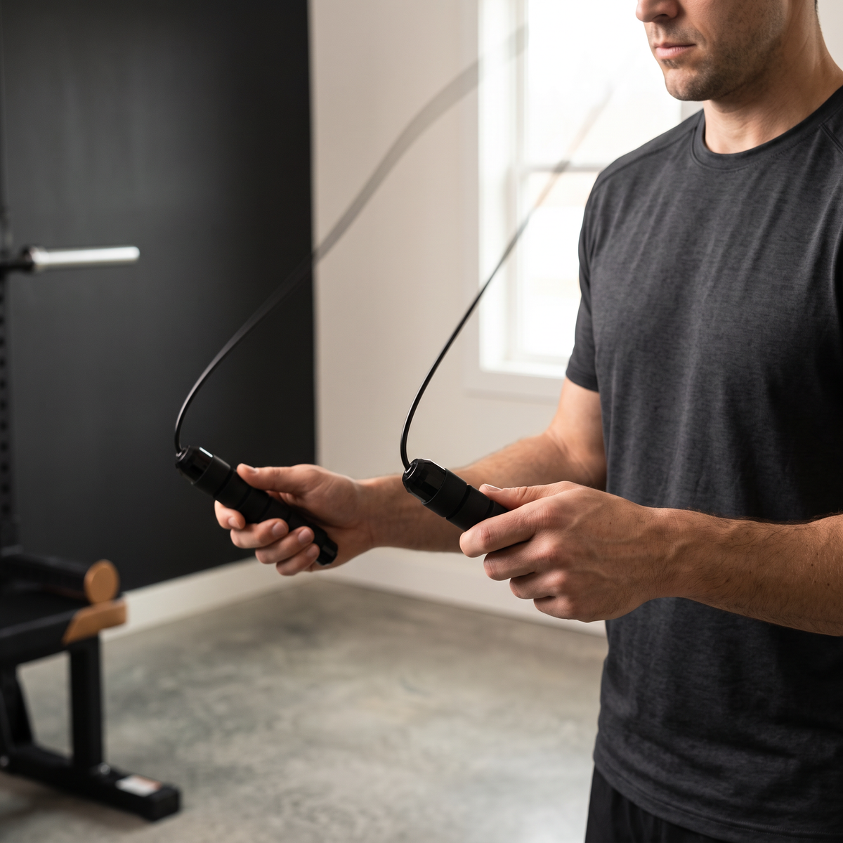 Adjustable Speed Jump Rope with Non-Slip Handles