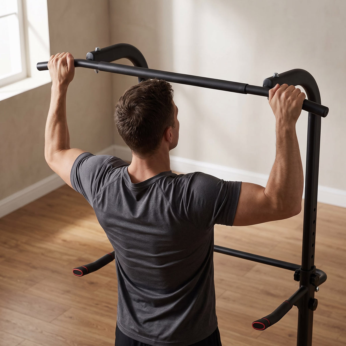 Pull-Up & Dip Power Tower for Home Gym