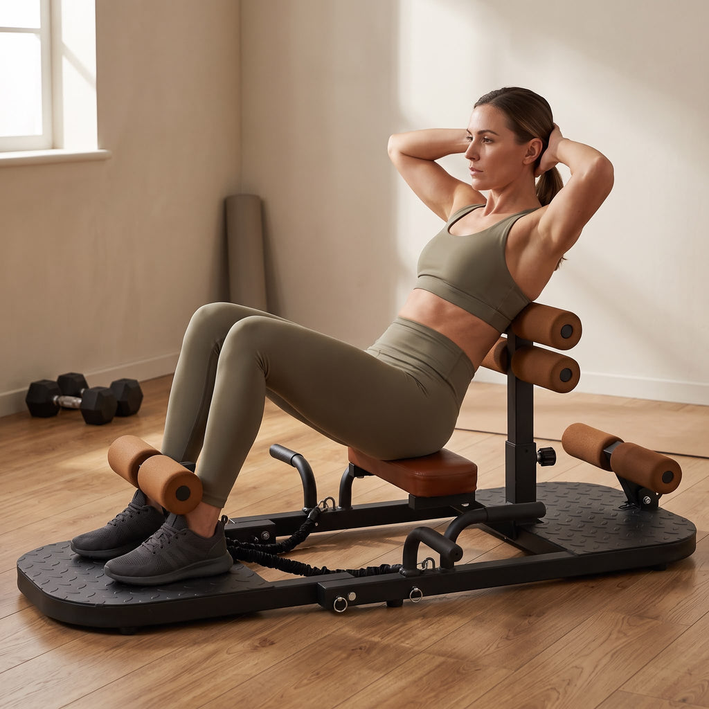 Foldable Sissy Squat & Hip Thrust Machine