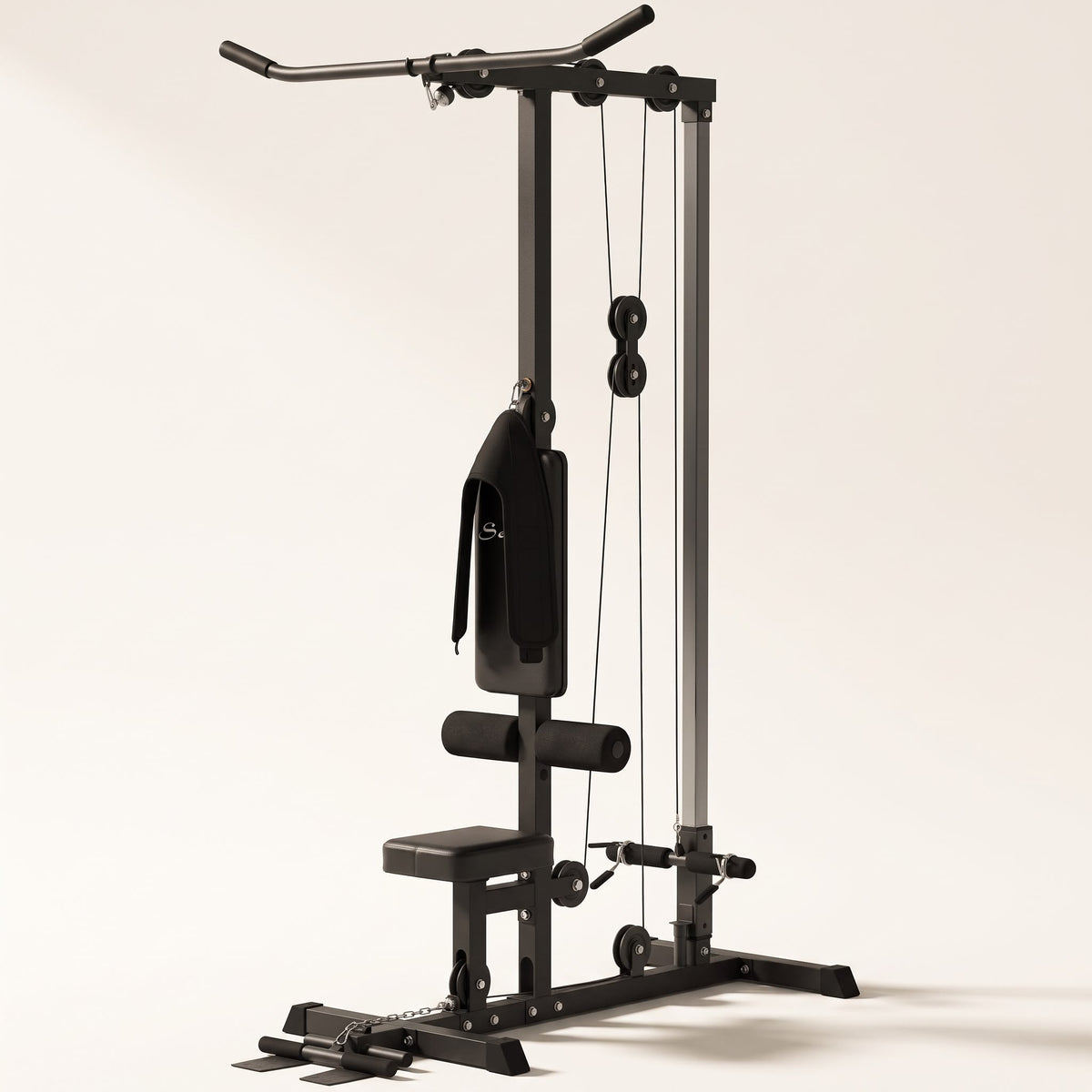 Lat Pulldown & Low Row Cable Machine for Home Gym